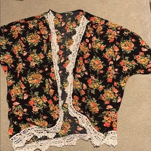 Floral cardigan